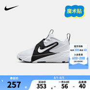 NIKE 耐克兒童籃球運動鞋TEAM HUSTLE D12魔術(shù)貼易穿脫男女童實戰(zhàn)球鞋 HF6280-101（HUSTLE D 12） 31 【建議腳長19cm】