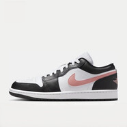 耐克Nike男鞋AJ1黑粉色復(fù)古籃球鞋AIR JORDAN 1 LOW男子運動鞋 553558-165 44.5