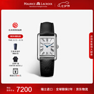 艾美表（MAURICE LACROIX）瑞士手表女士時(shí)尚復(fù)古女生腕表生日禮物送女友 白盤-黑帶