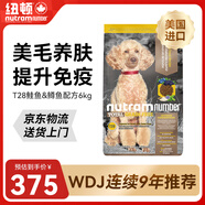 紐頓 T28中小型犬全價狗糧泰迪博美 鮭魚&鱒魚配方12斤 6kg 美國進口