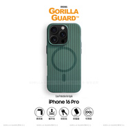 猩球衛(wèi)士高級(jí)感防指紋適用Apple/蘋(píng)果iPhone16Pro磁吸光柵瓦楞手機(jī)殼超薄行李箱條紋保護(hù)套磨砂透明外殼綠