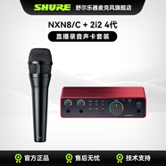 SHURE 舒爾NXN8麥克風(fēng)樂器演奏用舞臺演出專業(yè)動圈手持式有線話筒 NXN8C+2i24代聲卡套裝