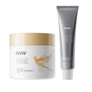 如薇（RNW）睡眠面膜免洗精華燕窩熬夜緊致抗皺淡紋補水保濕美白淡斑敏感肌 精華面膜 80g +睡眠面膜200g