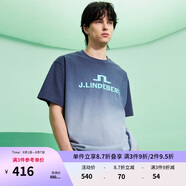 金林德伯格（J.Lindeberg） JLINDEBERG金林德伯格25男士舒適棉質(zhì)寬松圓領(lǐng)短袖T恤