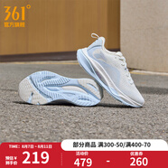 361度運(yùn)動(dòng)鞋男鞋赤焰4網(wǎng)面透氣跑鞋男輕便通勤減震專業(yè)跑步鞋 羽毛白/冰河藍(lán) 密網(wǎng)【女】 37