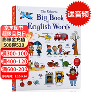英語單詞大書 1000個(gè)單詞 The Usborne Big Book of English Words 低幼兒童少兒英文原版進(jìn)口英英語字典詞典全彩圖解詞匯工具書紙板