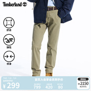 添柏嵐（Timberland）官方男褲長褲春季商務休閑通勤修身卡其褲|A29Q2 A29Q2590/卡塞爾綠色 29