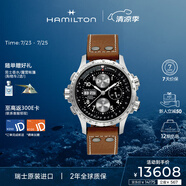漢米爾頓（Hamilton）漢密爾頓卡其航空超越風速計時碼機械表 電影《獨立日2》男主同款