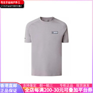 阿瑪尼（ARMANI）EMPORIO ARMANI阿瑪尼 EA7 Logo字母徽標(biāo)休閑短袖T恤 男款 灰色 灰色 M