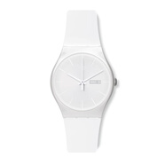 斯沃琪（Swatch）【踏青季】Swatch/斯沃琪手表炫彩石英男表大表盤(pán)學(xué)生腕表情侶 凈白無(wú)邪SUOW701