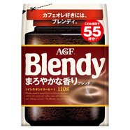 AGFBlendy特濃烘焙冰水速溶咖啡濃香混合風(fēng)味黑咖啡110g日本原裝進(jìn)口