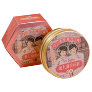 千姿葉【官方店】摩登記憶雪花膏老上海貨時代滋潤珍珠膏 姐妹花玫瑰香80g一盒裝