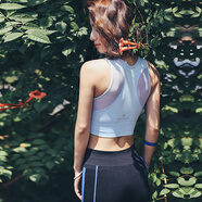 暴走的蘿莉運(yùn)動(dòng)內(nèi)衣女背心式無鋼圈運(yùn)動(dòng)文胸速干跑步瑜伽bra夏季 LLWX588 銀河紫網(wǎng)紗一體式 L