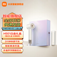 小米（MI）米家高速吹風(fēng)機(jī)H501家用大風(fēng)力11萬(wàn)轉(zhuǎn)高速馬達(dá)速干降噪大功率無(wú)葉電吹風(fēng)禮物推薦 米家高速吹風(fēng)機(jī)H501白金版禮盒裝