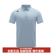 迪桑特（DESCENTE）TRAINING綜訓(xùn)系列品牌logo字母吸濕速干防曬短袖T恤Polo衫男款 BU-Dusty Blue M