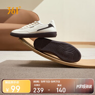 361°運(yùn)動鞋男秋季風(fēng)禾薄底德訓(xùn)T頭鞋休閑低幫百搭板鞋672536602-2