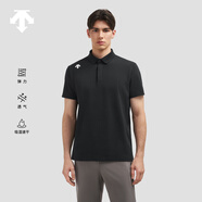 DESCENTE迪桑特TRAINING系列綜訓TOUGH男士速干短袖POLO衫夏季 BK-Tap Shoe 3XL (190/108A)