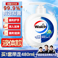 威露士健康抑菌洗手液青檸盈潤480ml大瓶 殺菌99.9% 泡沫細(xì)膩易沖洗護手