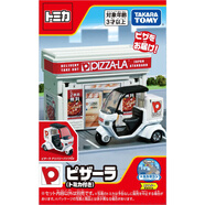 多美卡小鎮合金小汽車(chē)軌道場(chǎng)景套組兒童玩具披薩店新年禮物906629