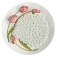 詩(shī)優(yōu)尚水晶琉璃古風(fēng)菩提串珠散珠手鏈diy配件項鏈兒童手工閨蜜學(xué)生一對 云白10MM