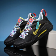 杜蘭特15代低幫籃球鞋男KD15青少年鴛鴦運動(dòng)鞋學(xué)生實(shí)戰耐磨防鞋子 KD15黑色  36 標準運動(dòng)鞋碼