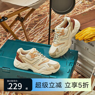 波尼（PONY） 男款復(fù)古時尚慢跑鞋運(yùn)動時尚老爹鞋14M1MD05 米色 43