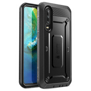 美國SUPCASE 適用華為P30手機殼帶支架mate30全包防摔三防保護套P30Pro男款mate20Pro潮牌5g磨砂保 華為P30酷睿黑帶屏保 華為其他型號