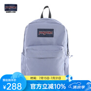 JANSPORT杰斯伯書(shū)包輕便雙肩包男女旅行包簡(jiǎn)約背包電腦包學(xué)生校園 4QUELA6薰衣草紫-隔層+側(cè)袋-25年