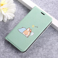 品怡適用iphone14pro新款13mini手機殼11翻蓋彩繪12mini皮套一件 安安 蠶絲紋對吸彩繪皮套 iphone 7plus/8plus/se2  5
