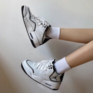 NIKE耐克NIKE男鞋女鞋 秋秋新款情侶運(yùn)動(dòng)鞋AJ中高幫籃球鞋復(fù)古氣墊緩 AR1002-100女款/AR1000-100男款 42