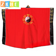 蕉京道袍經(jīng)衣太極八卦衣龍領(lǐng)經(jīng)衣刺繡青龍白虎太清宮方丈經(jīng)衣道家用品 紅色 紅色 S