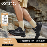 愛步（ECCO）戶外運動鞋男 徒步鞋登山鞋男士休閑鞋男鞋防滑耐磨鞋 奧途824254 黑色82425451052 42