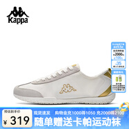 卡帕（Kappa）背靠背串標薄底運動(dòng)鞋男女2025新款德訓鞋戶(hù)外復古跑鞋 K0FX5MM18 K0FX5BB02白金-0106B 39