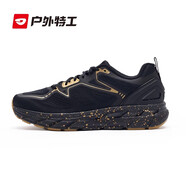 戶(hù)外特工R11輕便減震專(zhuān)業(yè)跑步運動(dòng)鞋2025新款男女超輕軟底跑鞋夏 黑金色 [輕量Q彈,舒適軟底] 46 鞋頭窄，建議選大1碼