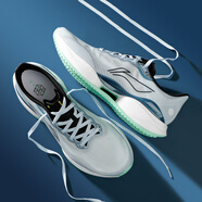 李寧（LI-NING）跑步鞋男鞋2025新款超輕22代春夏網(wǎng)面透氣運動鞋中考體測跑鞋 超輕22代 ARBV001-47 云朵藍 41
