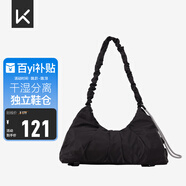 Keep瑜伽挎包健身包游泳包大容量手提包休閑單肩手提防水戶外包經(jīng)典黑