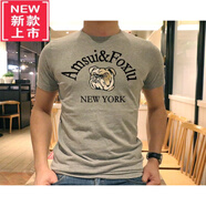 PLAYYOUNG國際品牌男裝棉刺繡白色短袖t恤男2025新款潮流大碼體恤男上衣夏 灰色刺繡13款 M 建議體重125-138斤左右