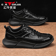 公牛世家 G.N.SHIJIAG.N.Shi Jia/公牛世家皮鞋男 黑色 38