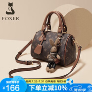 金狐貍（FOXER）女士包包女包大容量單肩斜挎包手提枕頭包輕奢生日禮物送女生女友