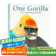 一只大猩猩 計(jì)數(shù)書One Gorilla: A Counting Book 英文原版繪本 Anthony Browne安東尼布朗 紙板書