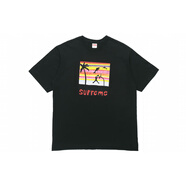 SupremeWeek 8 Dunk Tee 扣籃圖案印花圓領(lǐng)短袖美式潮流T恤 男女同款 黑色 S