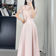 拉夏貝爾（La Chapelle）套裝女2025夏新款巨好看的兩件套貴氣感御姐穿搭超火減齡套裝裙 淺粉色套裝裙 XL 120-130斤