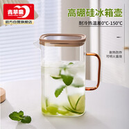 青蘋(píng)果冰箱側(cè)門(mén)冷水壺 大容量?jī)?chǔ)水壺冰水壺杯冷泡壺涼水壺耐高溫