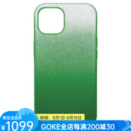施華洛世奇潮牌 iPhone14手機殼閃亮水晶漸變色5644913 Gold tone os