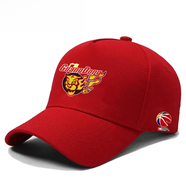 GOYN新款廣東宏遠隊籃球迷愛(ài)好者棒球帽戶(hù)外時(shí)尚百搭鴨舌帽遮陽(yáng)潮流 紅色