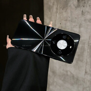 華為（HUAWEI）【品質(zhì)原裝】極光CD紋鐳射電鍍適用華為暢享70X手機殼新款鏡頭全 【黑色】CD紋鐳射防滑條 華為_(kāi)暢享70X