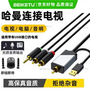 CASSDAN適用小米海信創(chuàng  )維三星TCL電視連接哈曼卡頓音箱水晶琉璃2代3/4代音樂(lè )行星音響光纖同軸線(xiàn) 電視音頻光纖同軸音響轉換線(xiàn) 3米