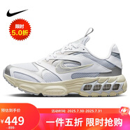耐克NIKE女跑步鞋緩震ZOOM AIR FIRE低幫運動鞋F(xiàn)D9860-001銀灰/白36