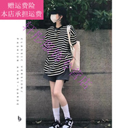 夢夢奇橫條紋短袖女t恤女裝夏季2025日系復(fù)古經(jīng)典黑白女寬松休閑半 M L 經(jīng)典黑 COCK純棉