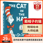 戴帽子的貓 英文原版繪本 The Cat in the Hat 蘇斯博士Dr.Seuss 廖彩杏書(shū)單 帽子里的貓 搭千奇百怪的腳 穿襪子的狐貍 Hop on Pop
